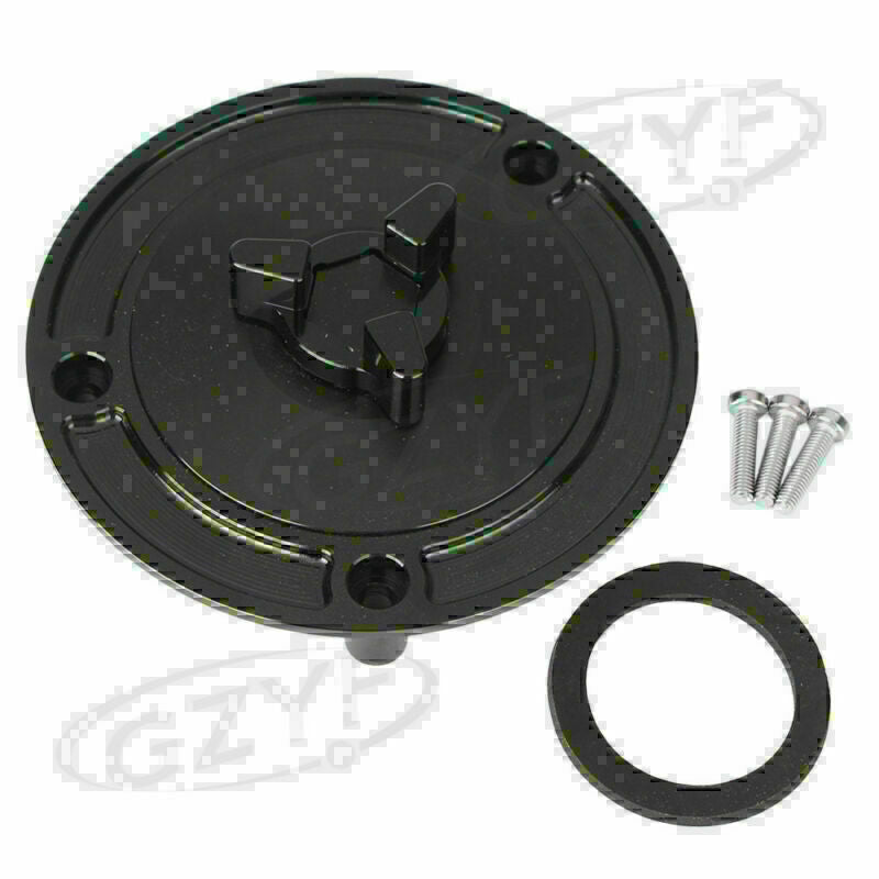 For Most for Suzuki Fuel Tank Cover Gas Cap Black Gold Motorcycle UK