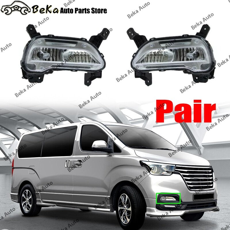 Front bumper fog lights and driving lights for Hyundai Grand H1 2018-2019-2021 (1 pair)