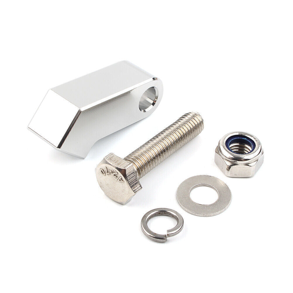Headlight Mounting Block Bracket Kit for Harley Custom Headlight Mount Chrome US
