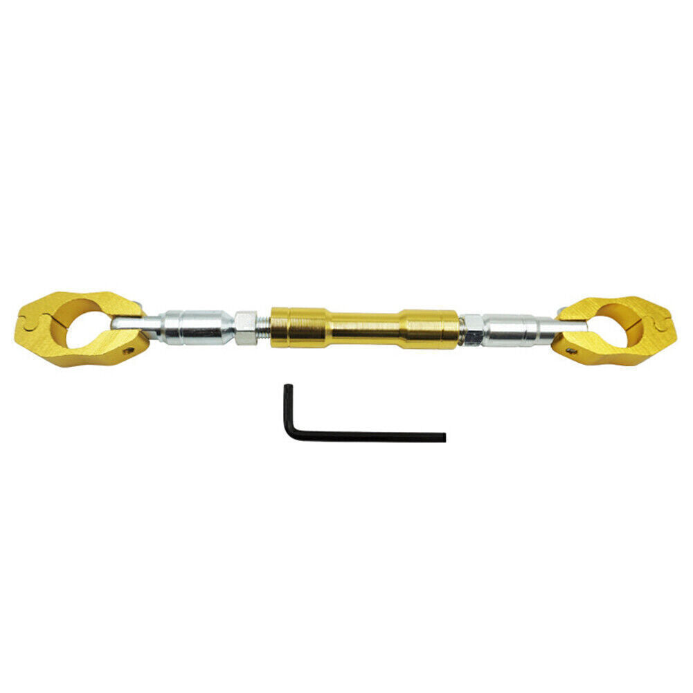 22mm ATV Bike Handlebar Balance Cross Bar Strengthen Lever w/ Wrench Motor gold