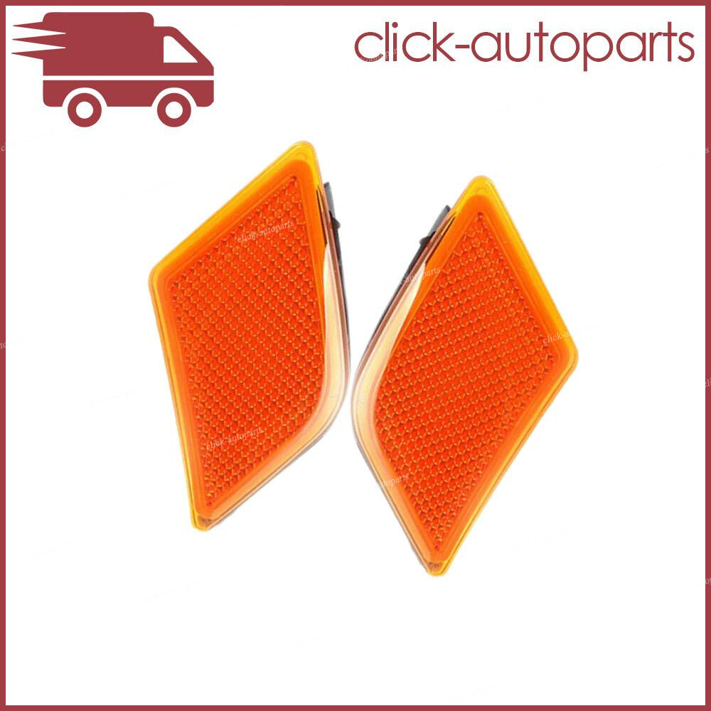 2x Fits 2008-2011 for Mercedes C300 Front Bumper Side Marker Light Lamp Left + Right