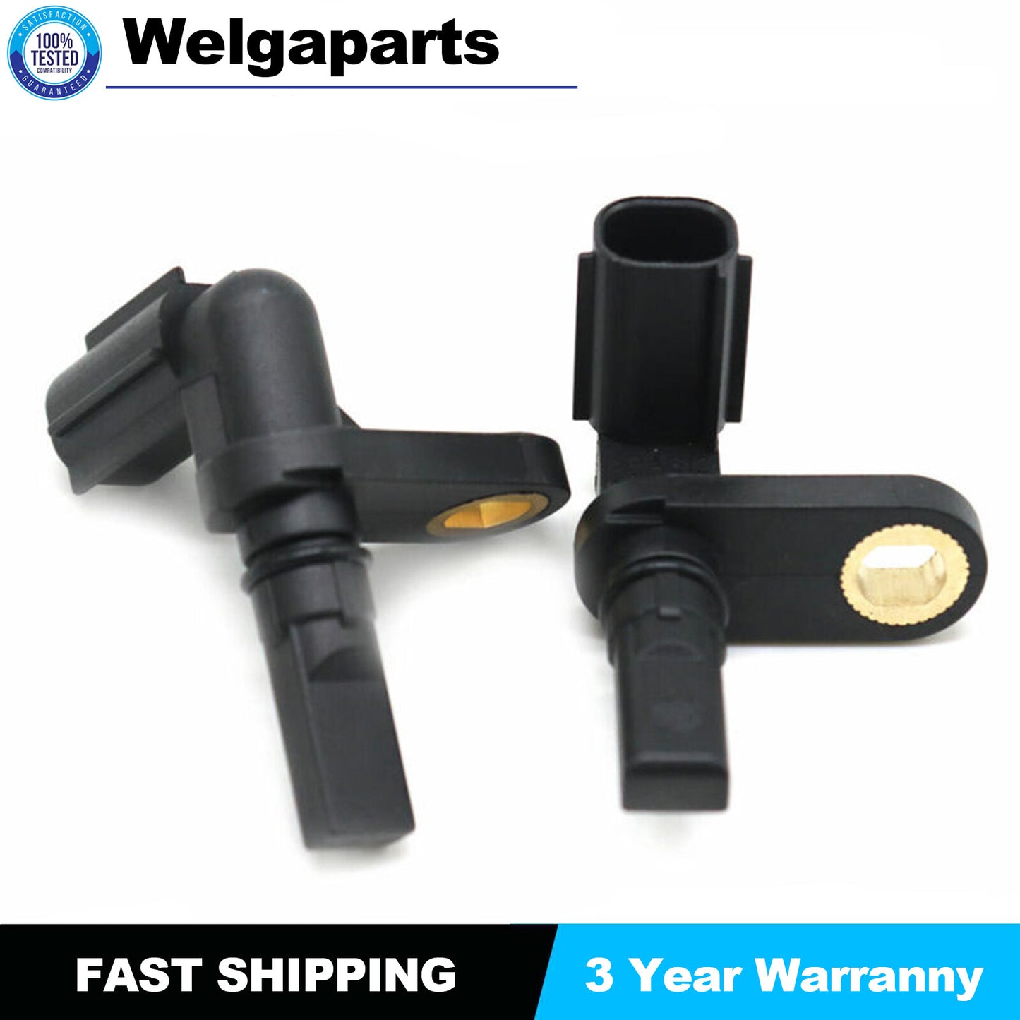 2Pcs Front/Rear Left Right ABS Wheel Speed Sensor for Toyota 07-17 Tundra 4.0L