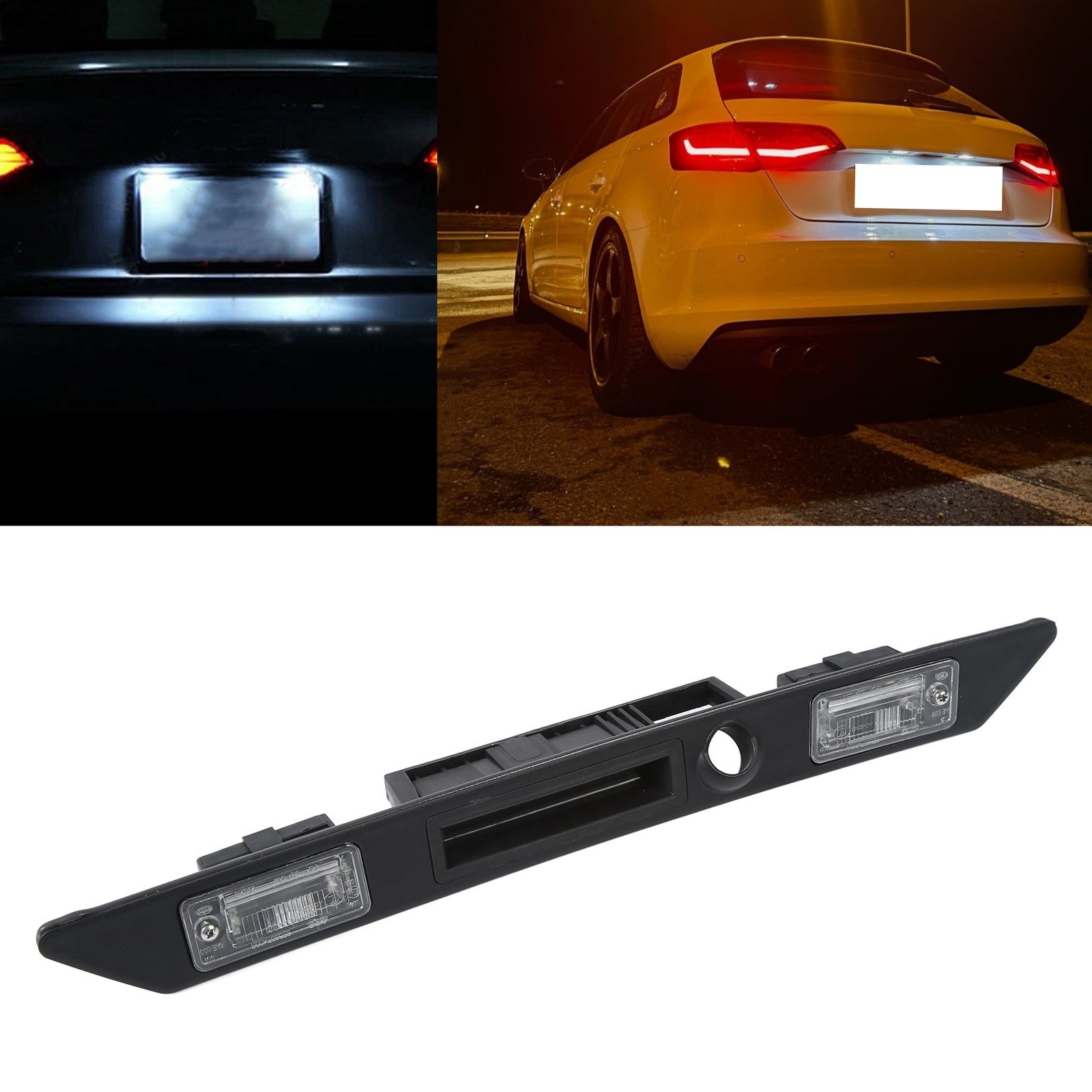 License Plate Light Assembly Trunk Grip License Plate Light Trim Assembly