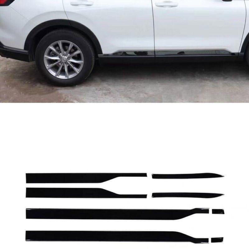 Glossy Black Car Door Body Side Moulding Cover Trim for Honda CRV CR-V 2023-2024