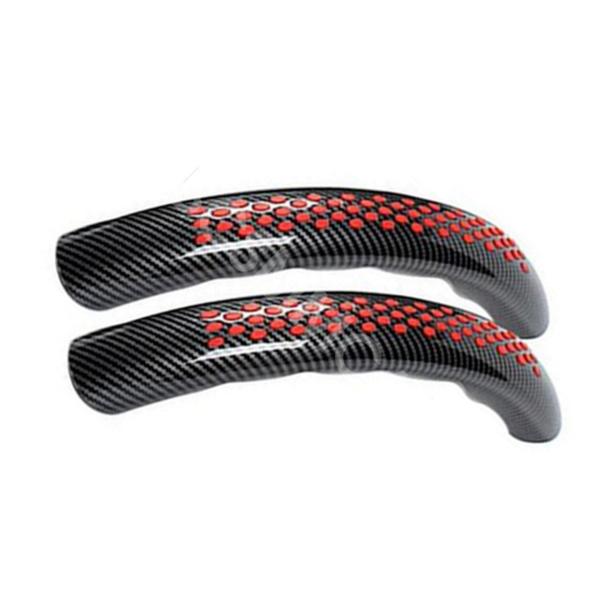 2PCS Carbon Fiber Look Car Steering Wheel Booster Cover Non-Slip Accessories