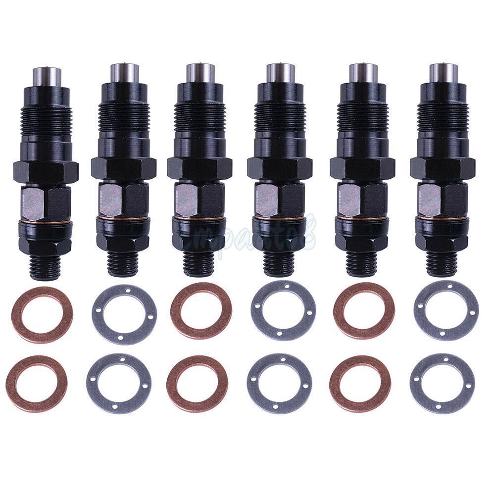 Fuel Injector Set Fit for Nissan Patrol GU Y61 TD42 TD42T Engine Injector 6pc US