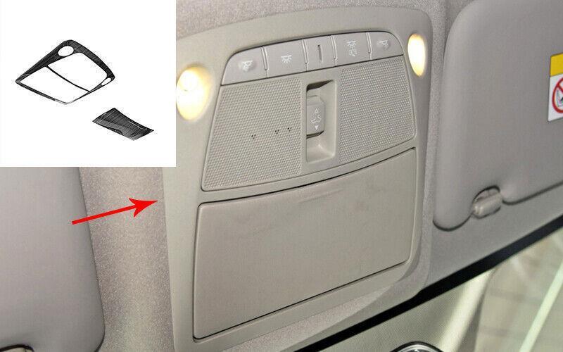 for Nissan Sentra 2013-2019 Black Titanium Front Reading Light Lamp Frame Trim