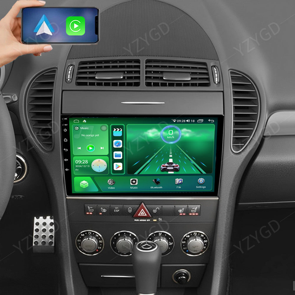 9 Android 14 Carplay for Mercedes for Benz SLK-Class 2004-2010 Car Stereo Radio GPS