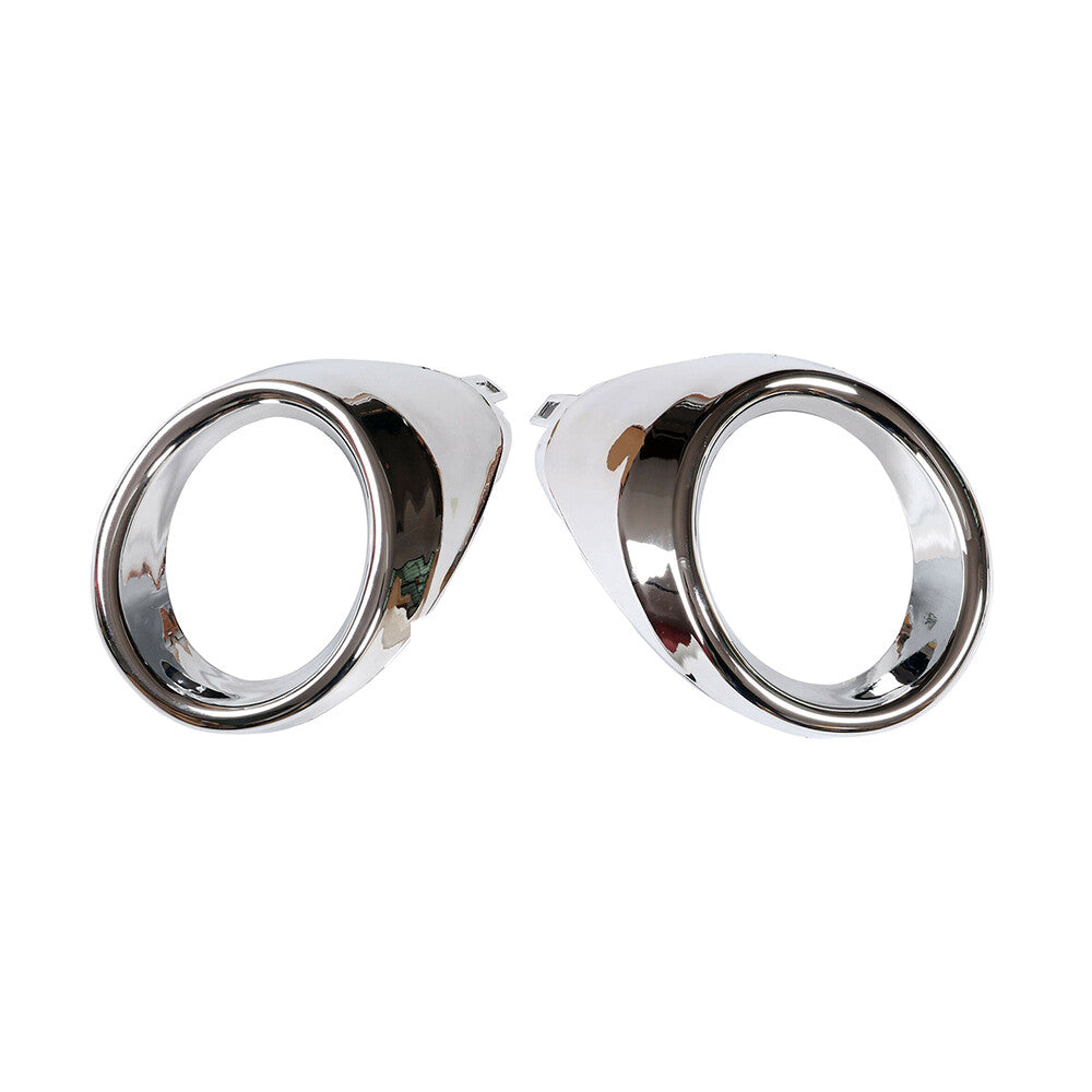 1Pair for Lexus ES300h ES350 Front Bumper Fog Light Lamp Bezel Trim Cover Chrome