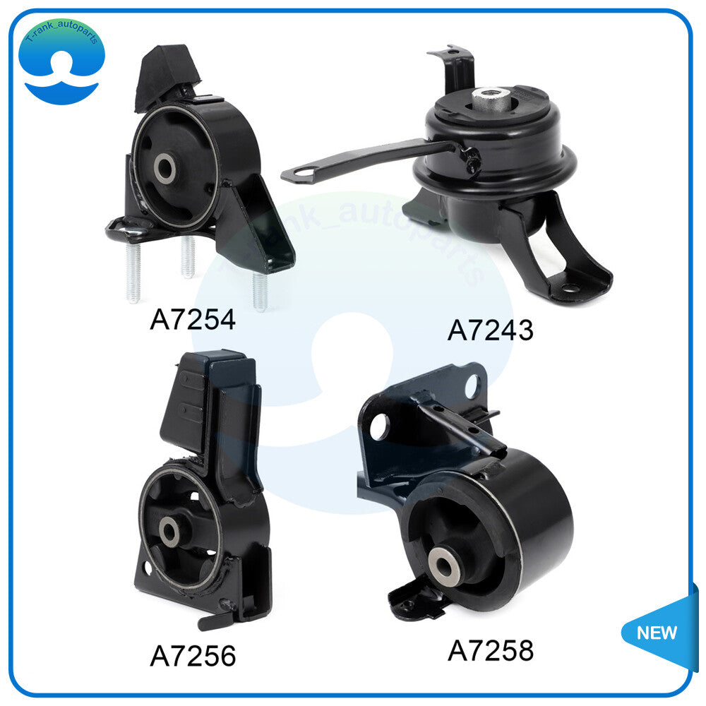 For 1998-2002 for Toyota for Corolla 1.8L 4PC Engine Motor  Transmission Mounts A7256