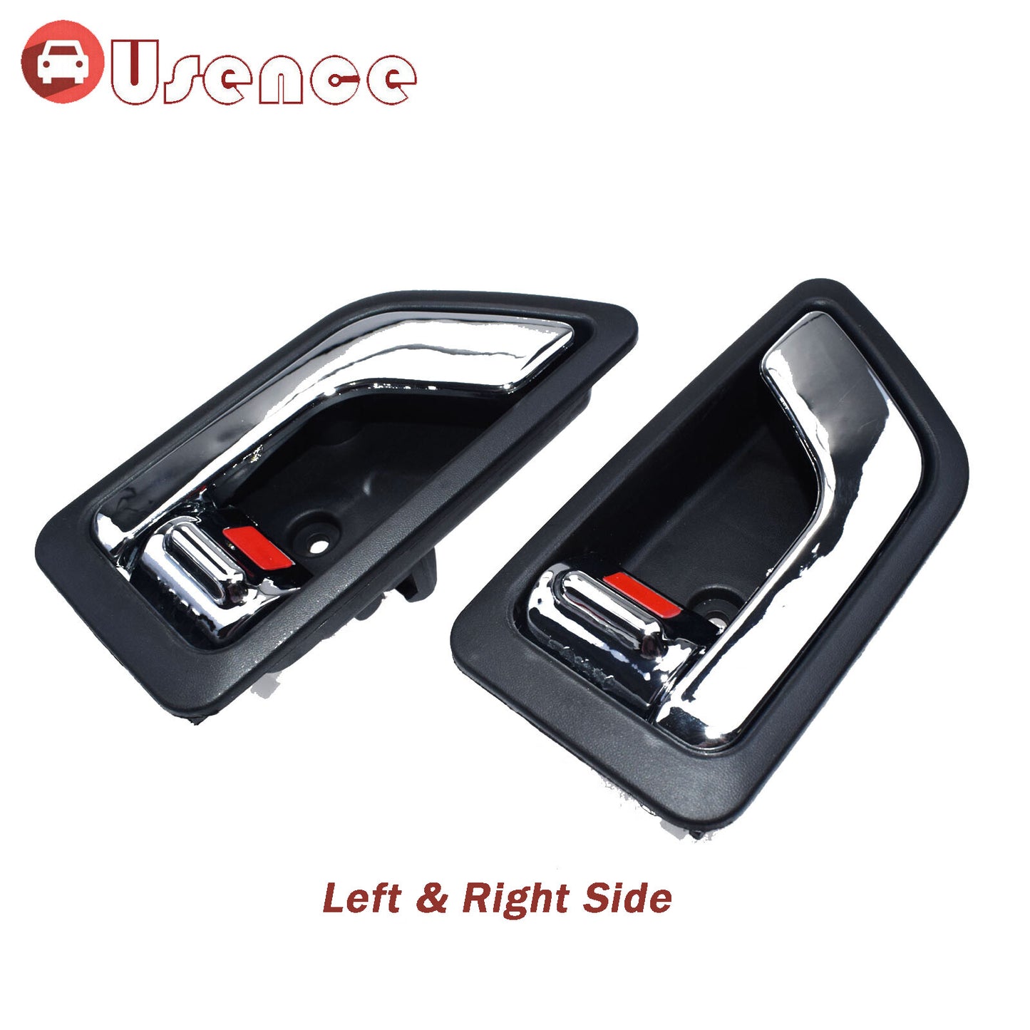 A Pair Driver Passenger Inside Chrome Door Handle L  R for Hyundai Getz Click