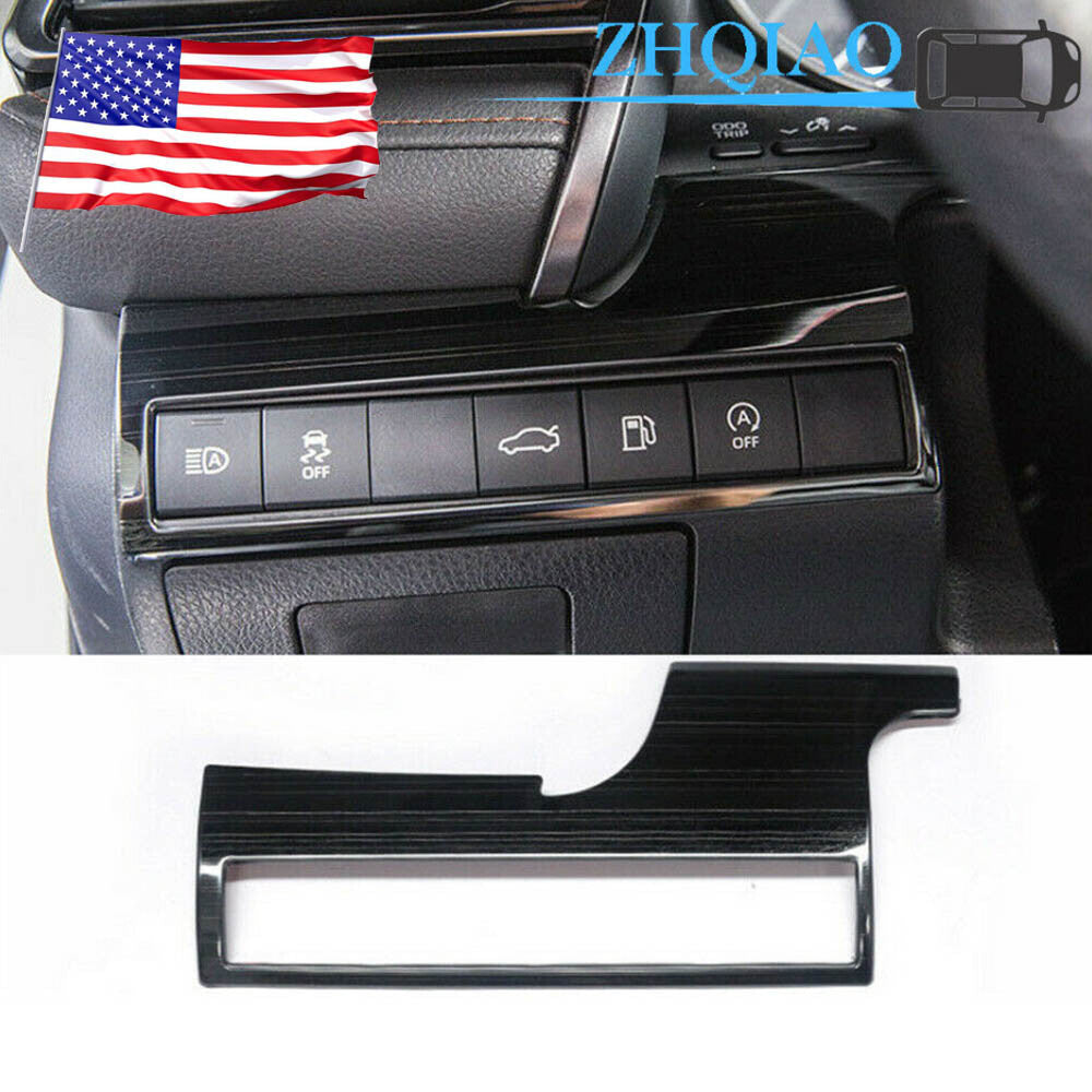 for Toyota for Camry 2018-2023 Black Titanium Headlight Switch Control Frame Trim