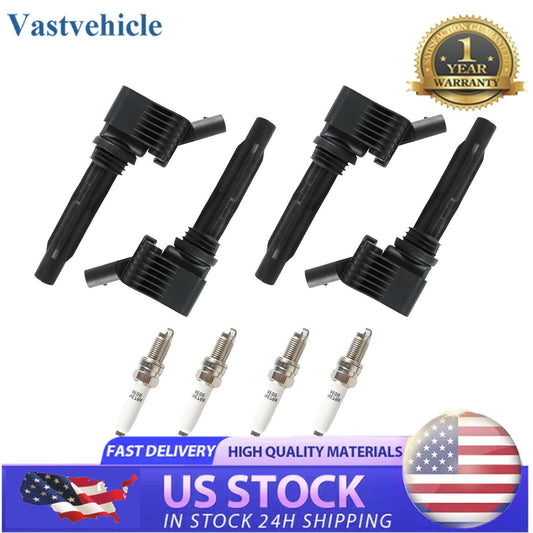 Ignition Coils  Iridium Spark Plugs for Volkswagen for Jetta 1.4L 2016-2019 UF718