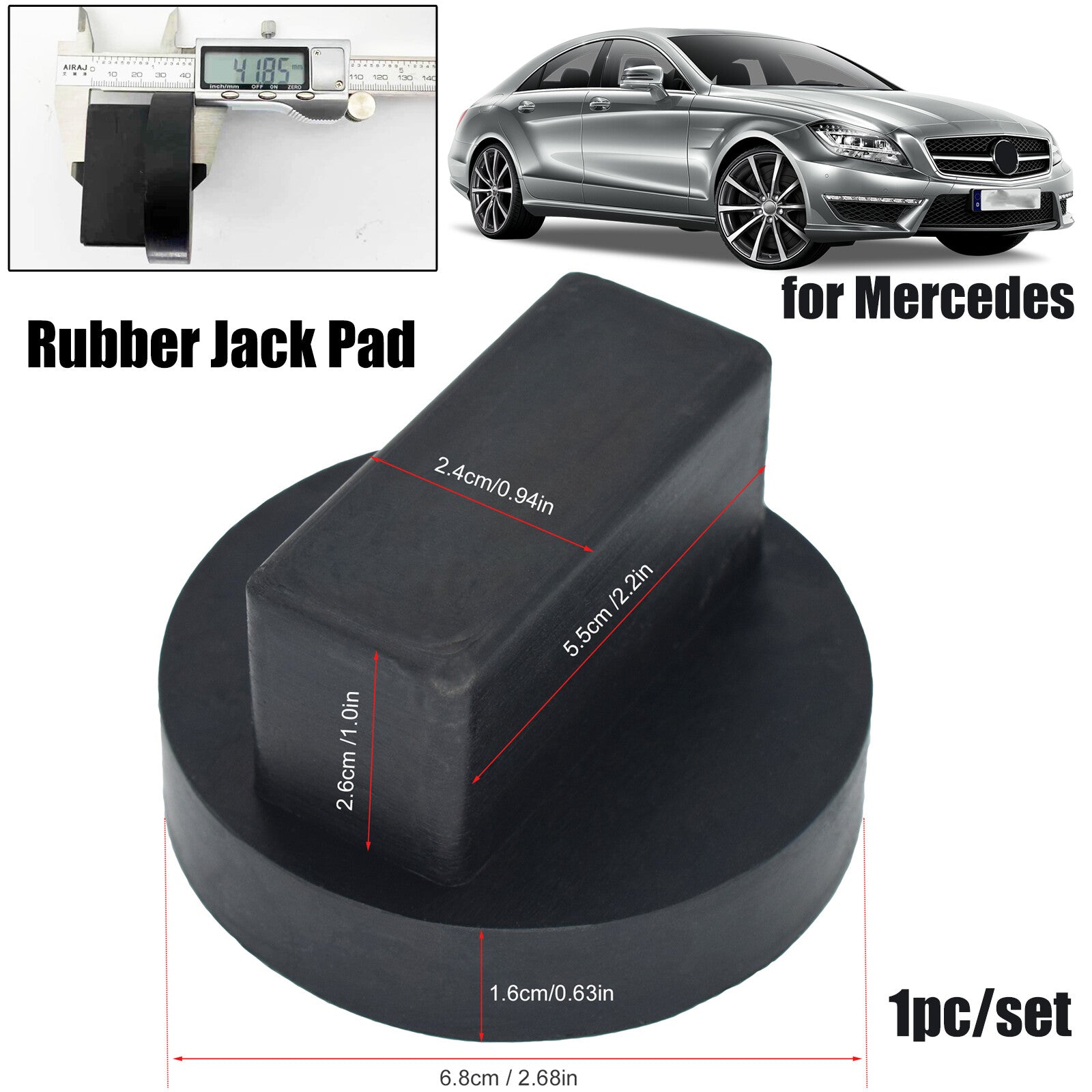 for Mercedes A B C M S Class GLC GLS Rubber Jacking Point Jack Pad Adapter Tool