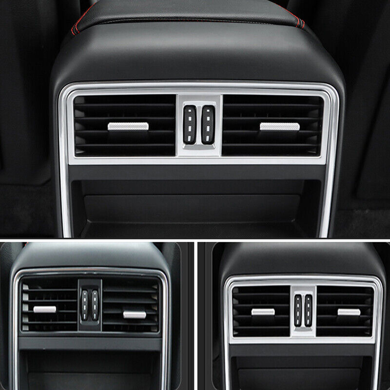 for Porsche for Cayenne 2019-2023 Inner Rear Air Outlet Vent Moulding Cover Frame