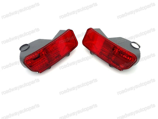 1Pair Red Rear Bumper Reflector Fog Light Lamps Fit for Honda CRV CR-V 2015 2016
