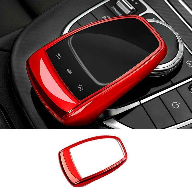 for Benz E-Class W213 2016-18 Soft Glue Central Console Mouse Protect Cover Trim