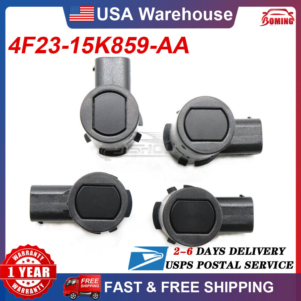 4-pack Black Parking PDC Assist Sensors for Ford F-150, F-250, F-350, and for Lincoln for Navigator