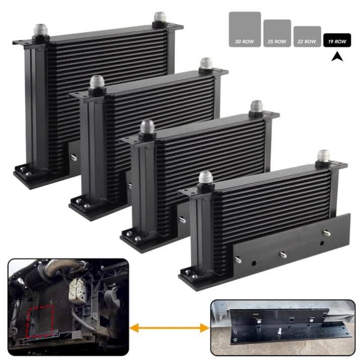 22 Row Bolt On Oil Cooler Kit Fits for Nissan 03-08 350Z VQ35 / 2009-2017 370Z VQ37