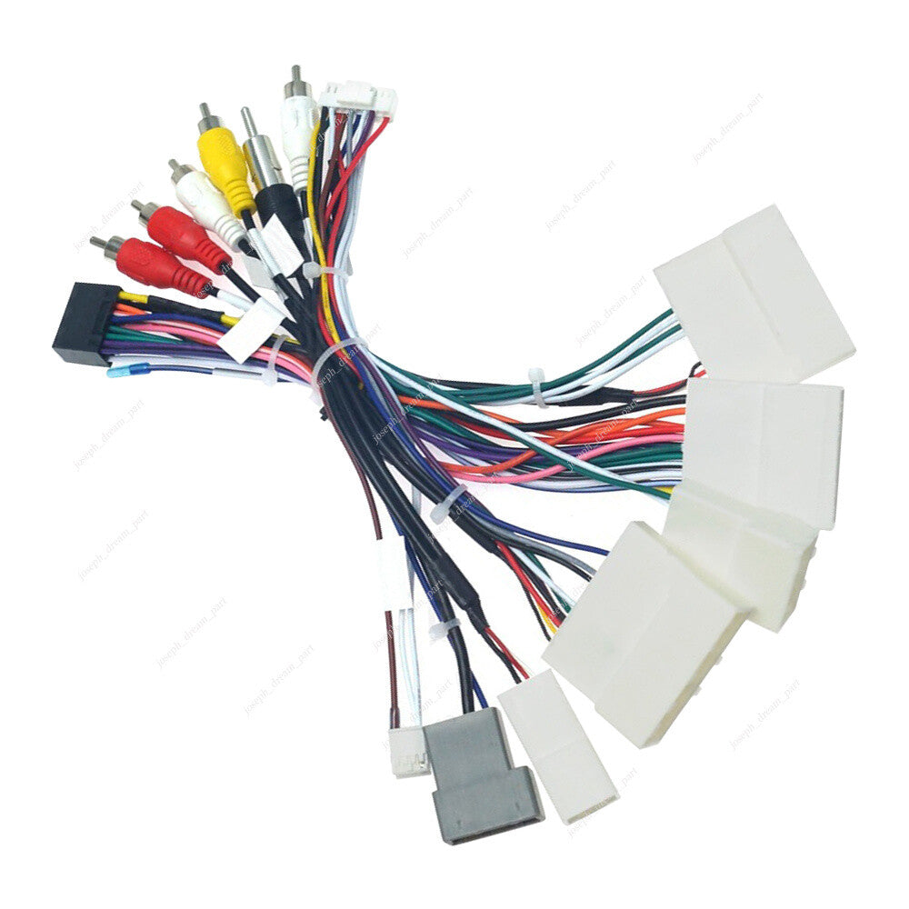 Power Harness Wiring Cable Adapter W/Canbus Camera BOX for Toyota Radio Stereo