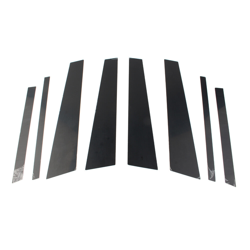 for BMW X3 F25 2011-2017 16 8Pcs Car Door Window Pillar Post Cover Trim Black PC