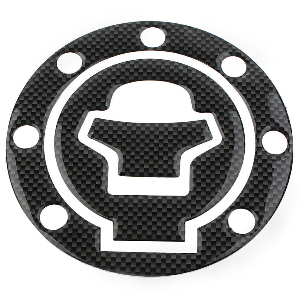 Fit 97-03 GSXR-600/750/1000 Carbon fiber Gas Tank Fuel Cap Cover Protector Pad