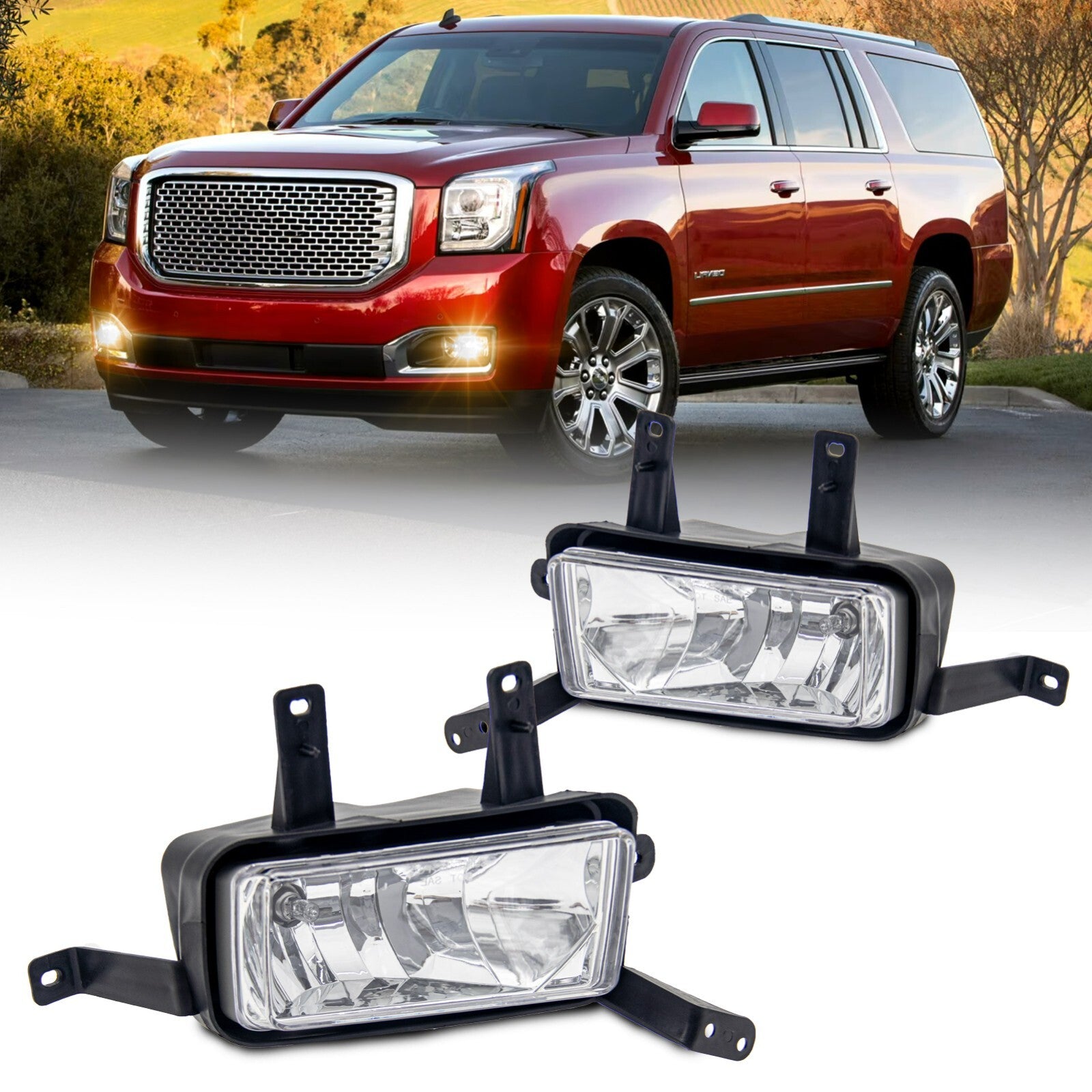 Fog lights suitable for Chevrolet Tahoe 2015-2020/Suburban 2015-2020/Suburban 3500HD 16-19
