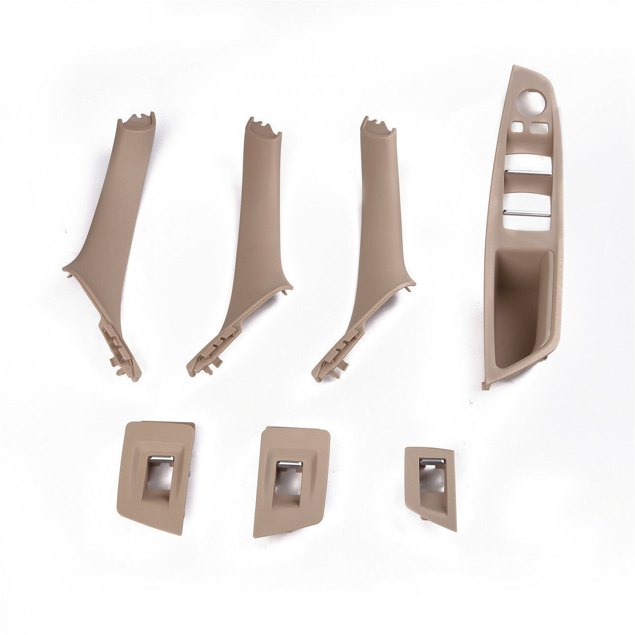 Beige door handle recessed handle switch panel suitable for BMW 520i 2010 - 2016