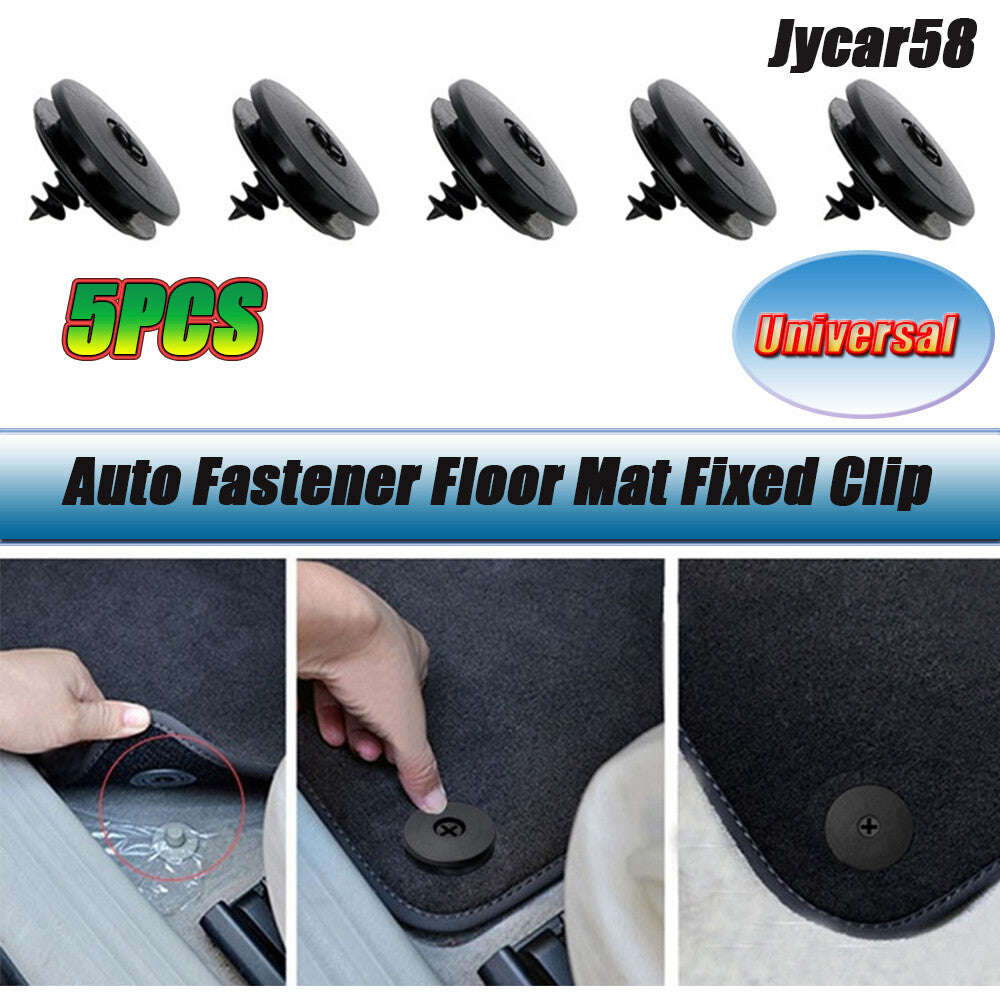 5PCS Car Floor Mat Clips Grips Carpet Fixed Clamp for VW for Golf 6 for Passat CC for Tiguan