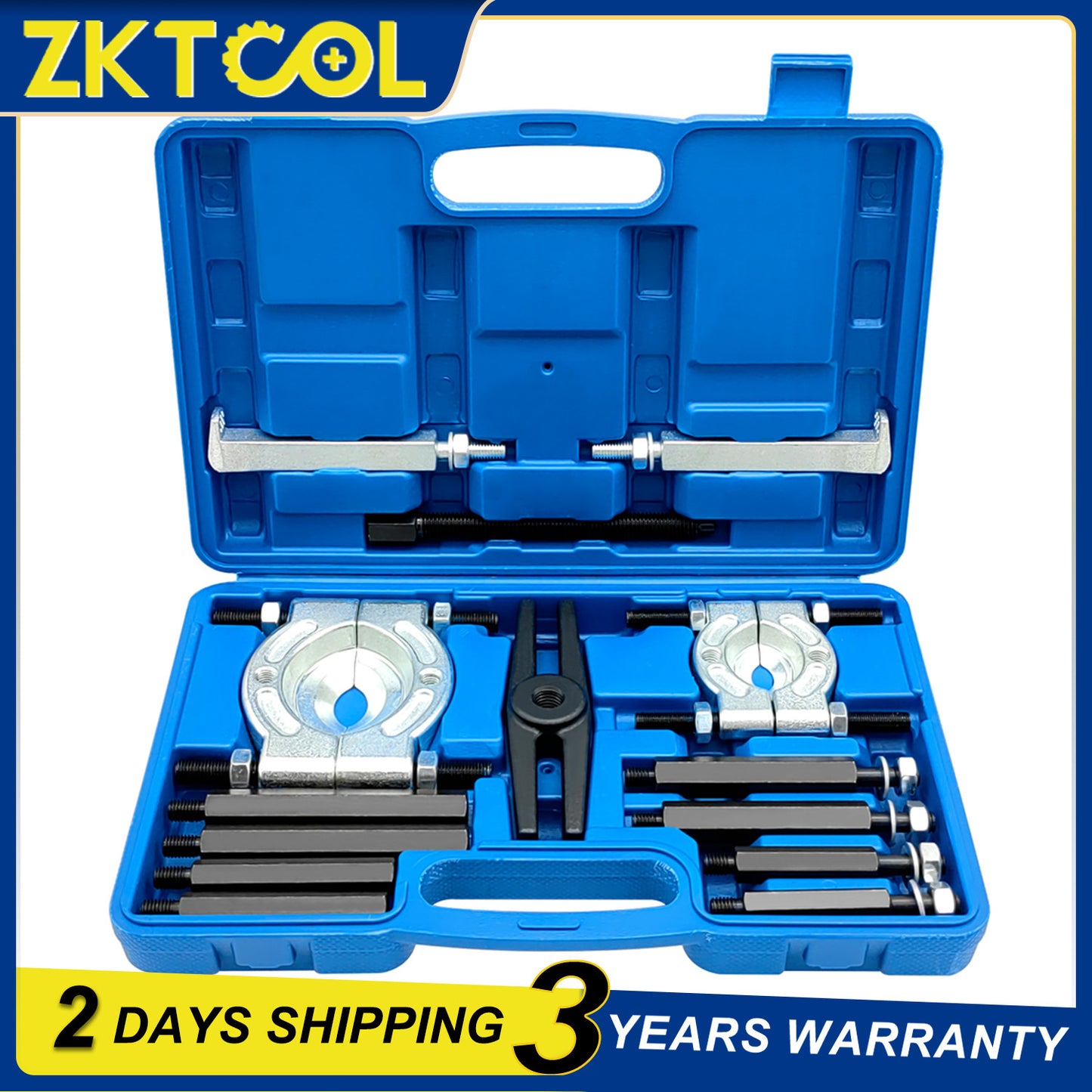 5 Ton Capacity Heavy Duty Bearing Separator Puller Kit Wheel Hub Axle Puller Set