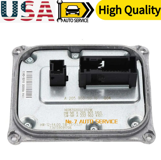 LED Headlight Range Adjustment Control Module For 2015-2018 for Mercedes-Benz W205