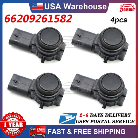 SET OF 4PCS 66209261582 PDC Parking Sensor Fit for BMW F32 F31 F30 F22 F20 NEW