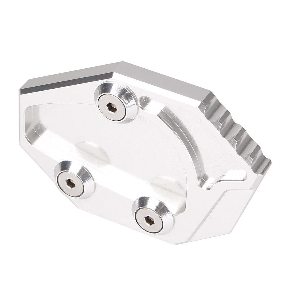 Fit for Kawasaki GTR1400 2008-11 ZX-4R 2011-12 Motor Kickstand Side Stand Pad SILVER