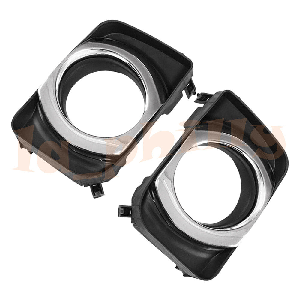 2pcs Fits for Toyota for Camry Hybrid Front LH+RH Bumper Fog Lamp Light Grille Cover