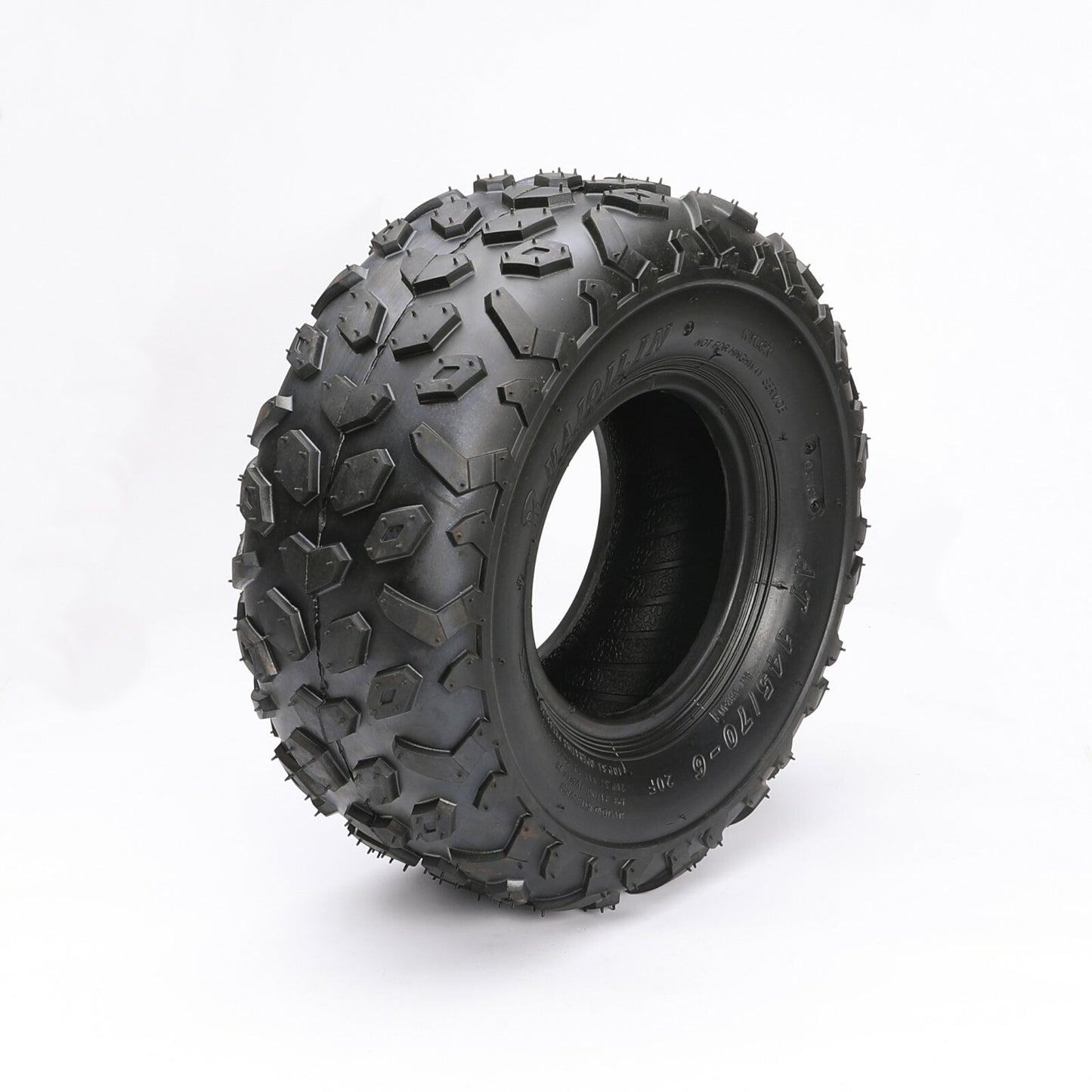 4-Piece Pack of 6-inch All-Terrain Tires 145/70-6 (145x70-6) Suitable for Mini Bikes, Go-Karts, 70cc, 125cc
