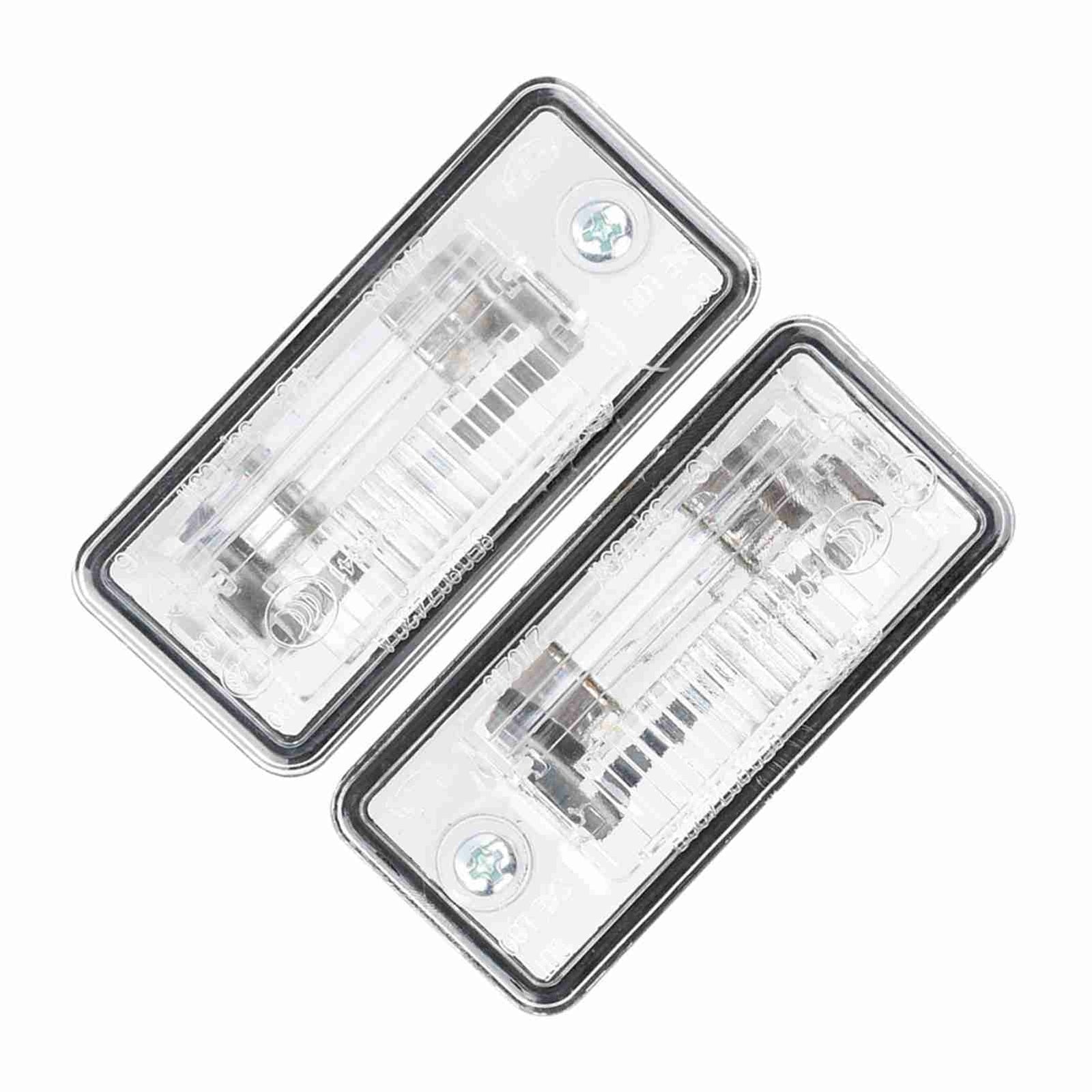 1 Pair License Plate Light Fit for A3 A4 A5 A6 C6 for A8 D3 8E0807430A 8E0807430B