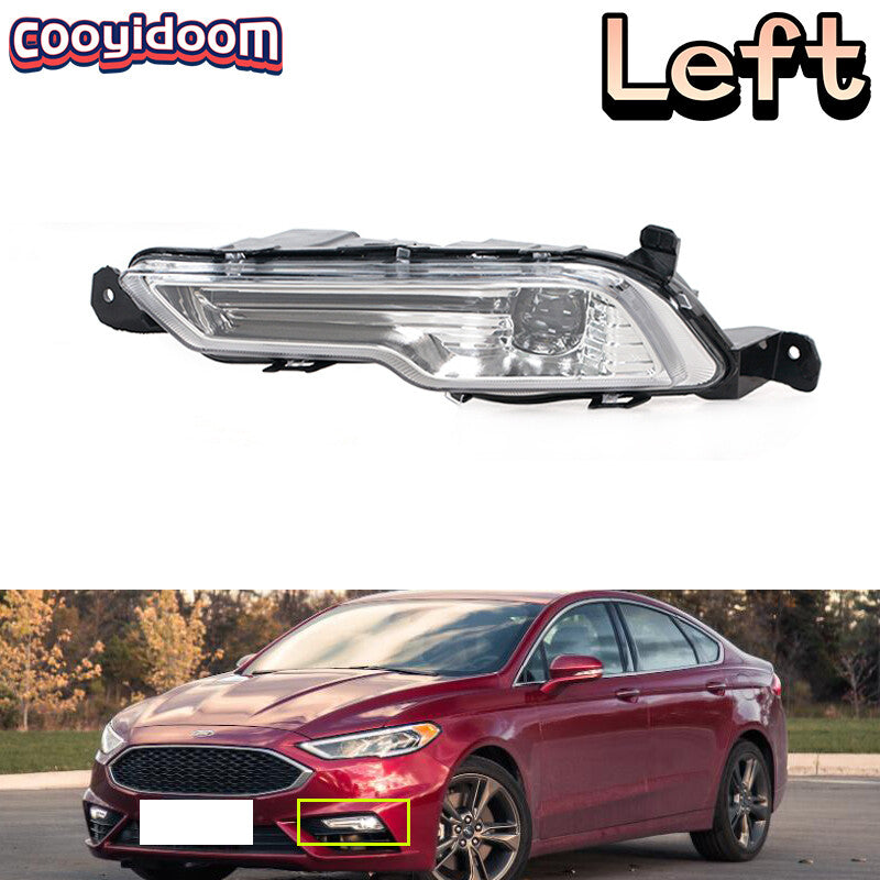 Applicable to 2018-19 for Ford Explorer left front fog light LED daytime running light DRL