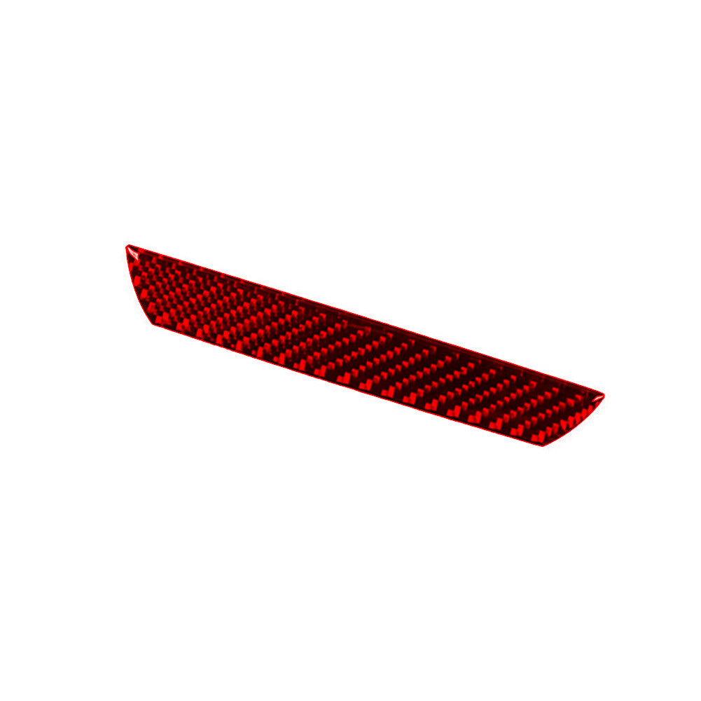 Red Carbon Fiber Interior Below Center Armrest Cover Trim for Acura TSX 2009-14