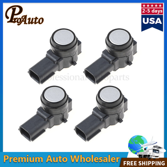 4X Parking Assist Sensor Silver 23428268 for GMC for Chevy Silverado for Cadillac for Buick