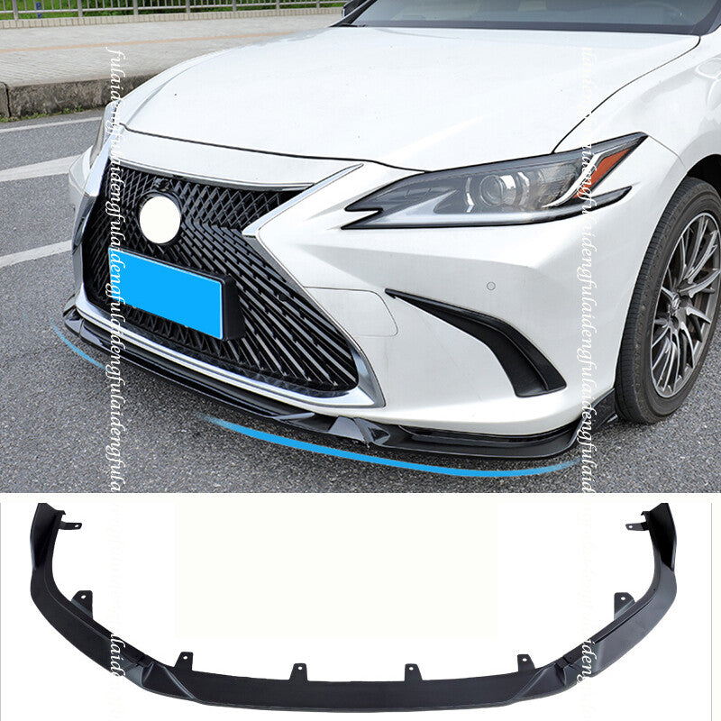 for Lexus ES350/300H/250 2019-22 Glossy Black Front Bumper Splitter Spoiler Lip