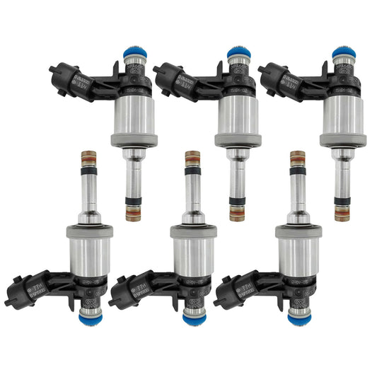 6x Fuel Injector 12638530 For GM for Chevrolet Camaro Traverse for GMC Acadia CTS 3.6L
