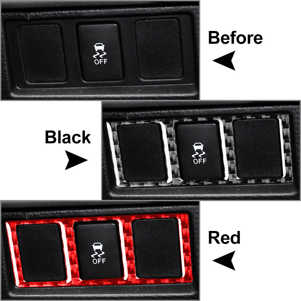 for Toyota Tundra 2014-2021 Carbon Fiber Interior Mode Switch Cover Trim