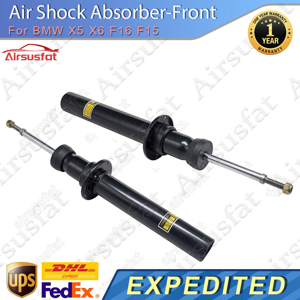 2x Front LeftRight Air Shock Absorber Core w/o EDC for BMW X5 X6 F16 F15 12-18