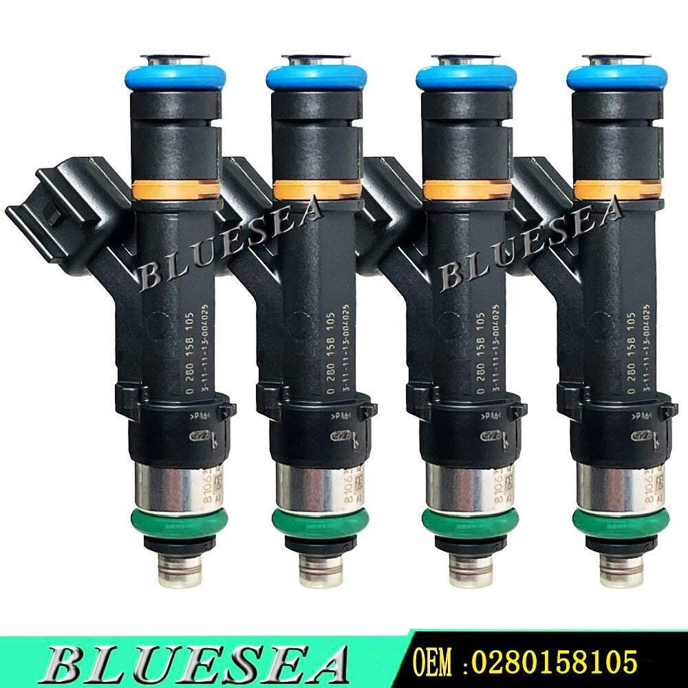 4PCS NEW Fuel Injection 0280158105 for Ford Ranger 2.3L for Ford Fusion 2.3L
