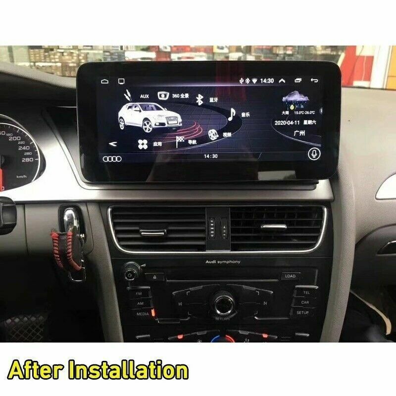 GPS for Audi A4 A5 Android Radio Monitor MMI Car Multimedia Player Stereo 4+64