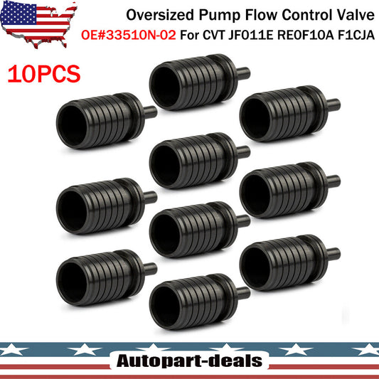 10Pcs 33510N-02 NEW CVT JF011E RE0F10A F1CJA For Pump Flow Control Valve