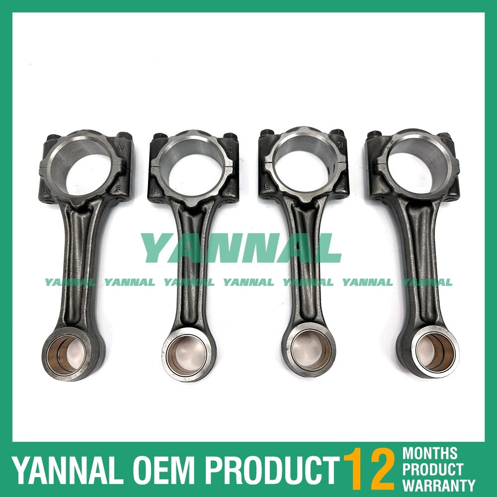 4-Piece Connecting Rod STD for Kubota V3800 V3800-DI V3800-DI-T Bobcat Engines