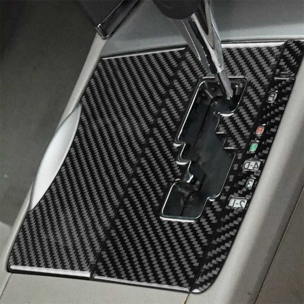 Kit For Toyot@ for Camry 2007-2011 RHD Interior Gear Shift Panel Trim Carbon Fiber¡Á4