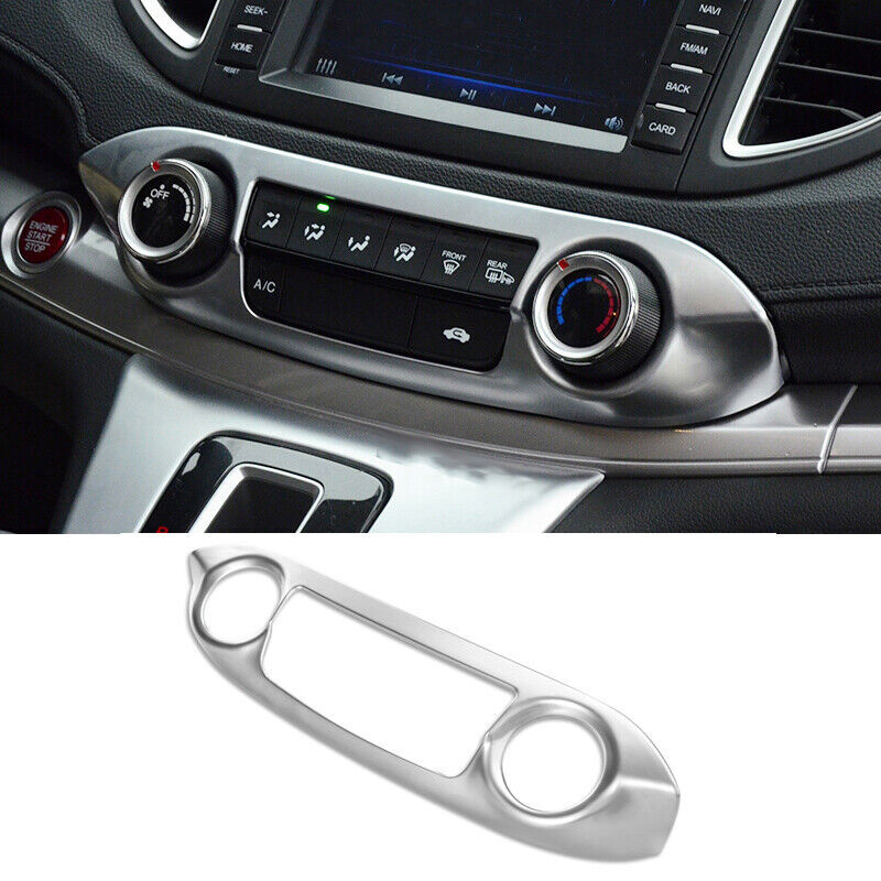 Center Console AC Switch Control Cover Trim Silver for Honda CRV CR-V 2012-2016
