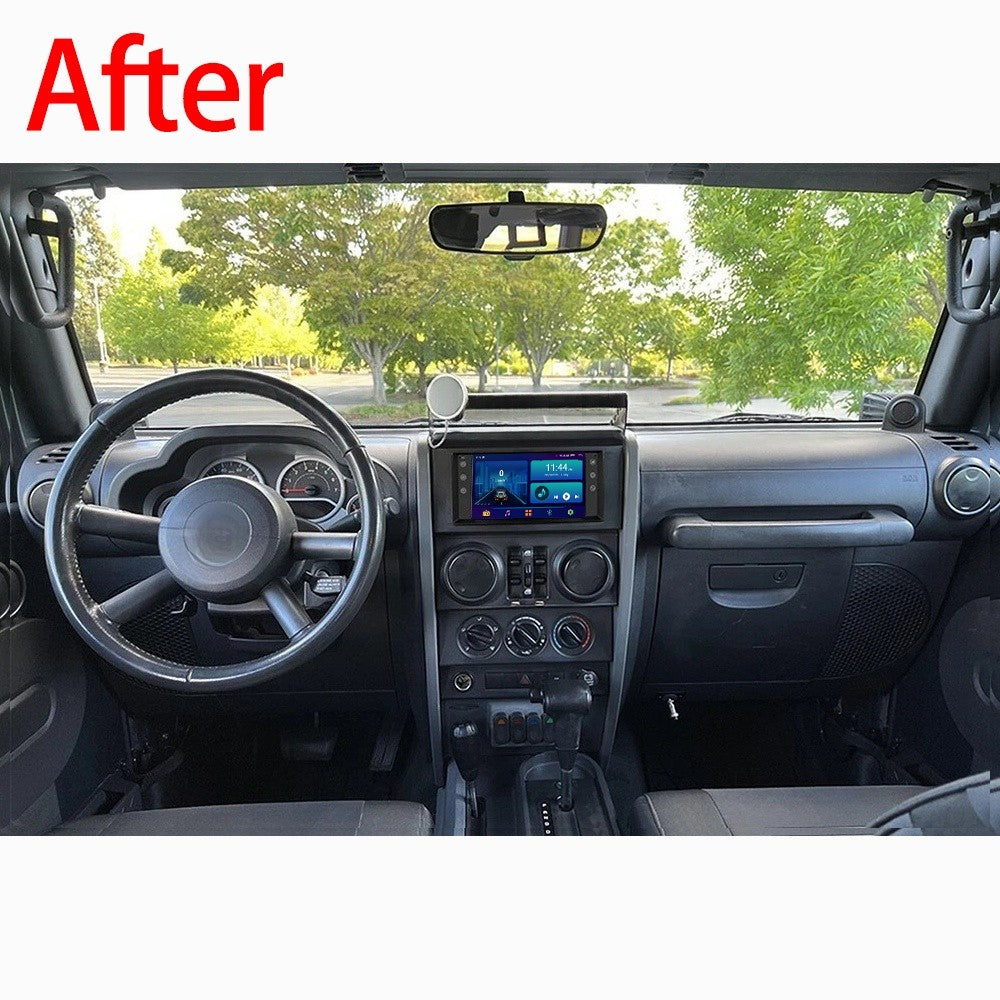 Android Carplay for Jeep for Wrangler / for Jeep 2007-2015 Stereo Car Radio GPS Screen BT